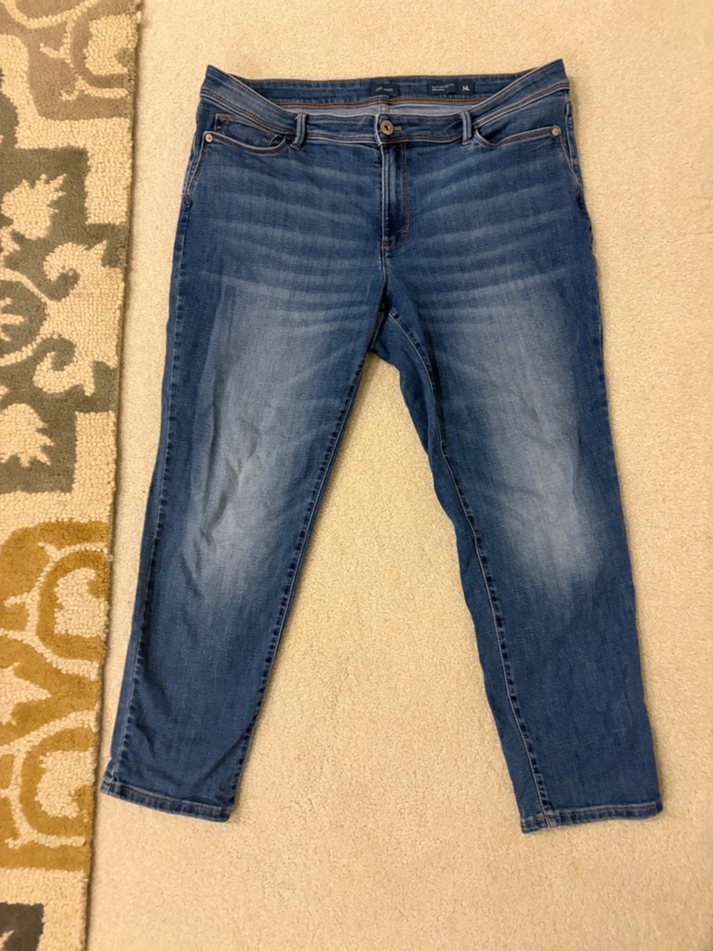 J.Jill Blue Denim slim ankle Jeans